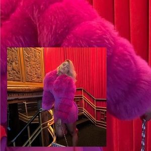 100% genuine fox fur coats